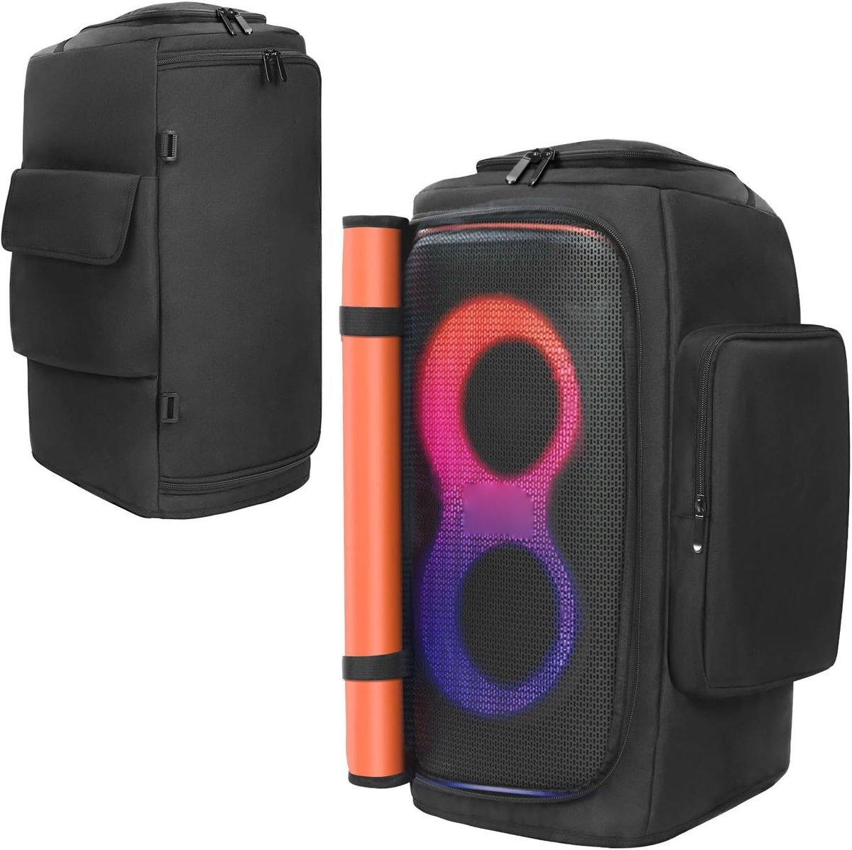 Draagtas voor JBL PartyBox 110/120 - Reisbagage met zijvakken - Bescherming voor luidsprekers en accessoires - ShopVlot