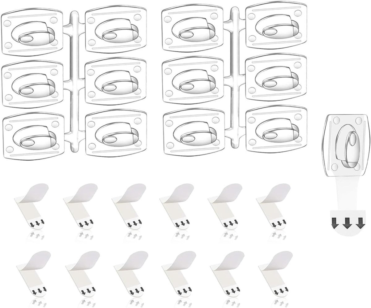 Mini haakjes voor kerstverlichting - transparant - 12 stuks - perfecte decoratie zonder schade - ShopVlot