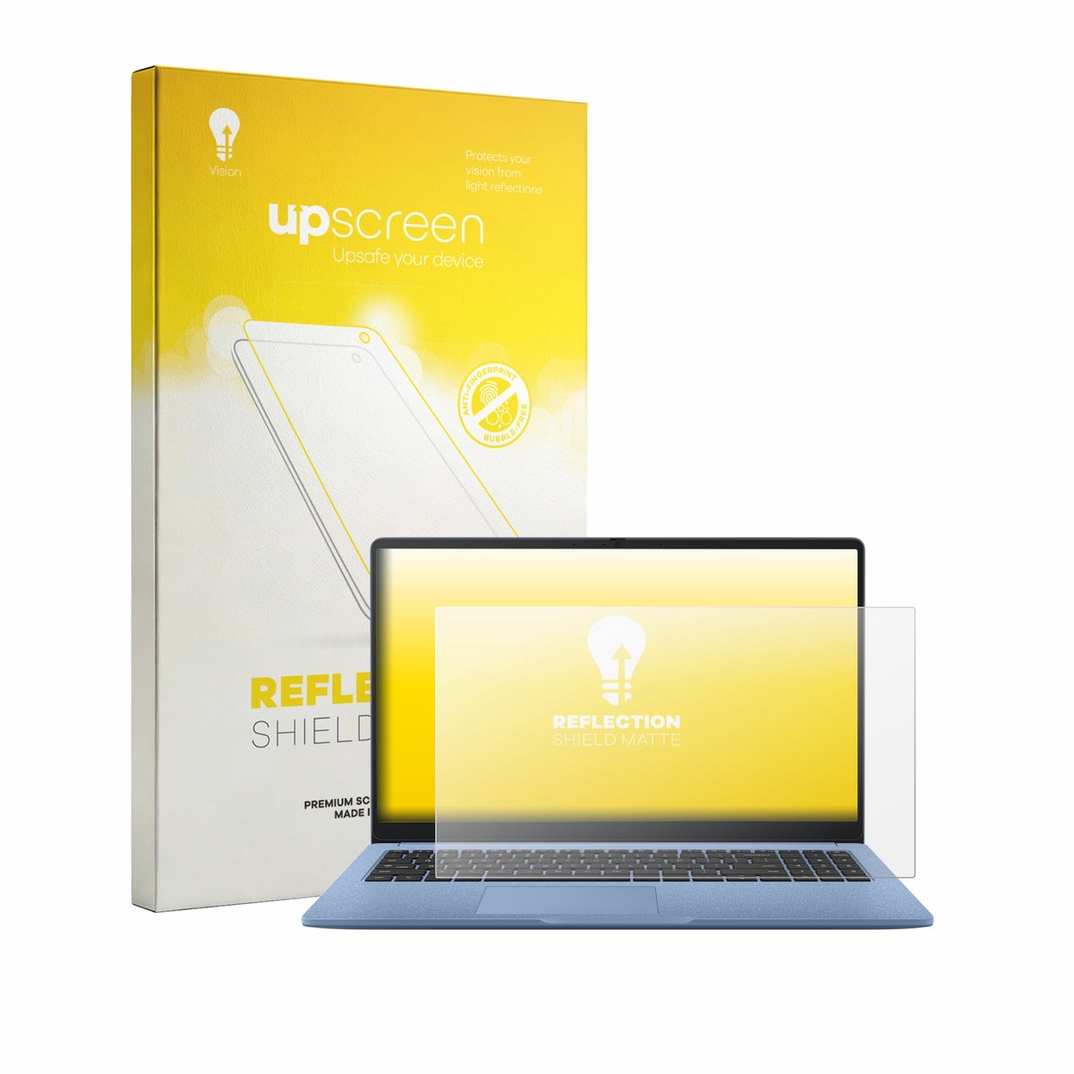 upscreen - Screenprotector voor ASUS Chromebook CM15 - Folie Beschermfolie anti glare matte