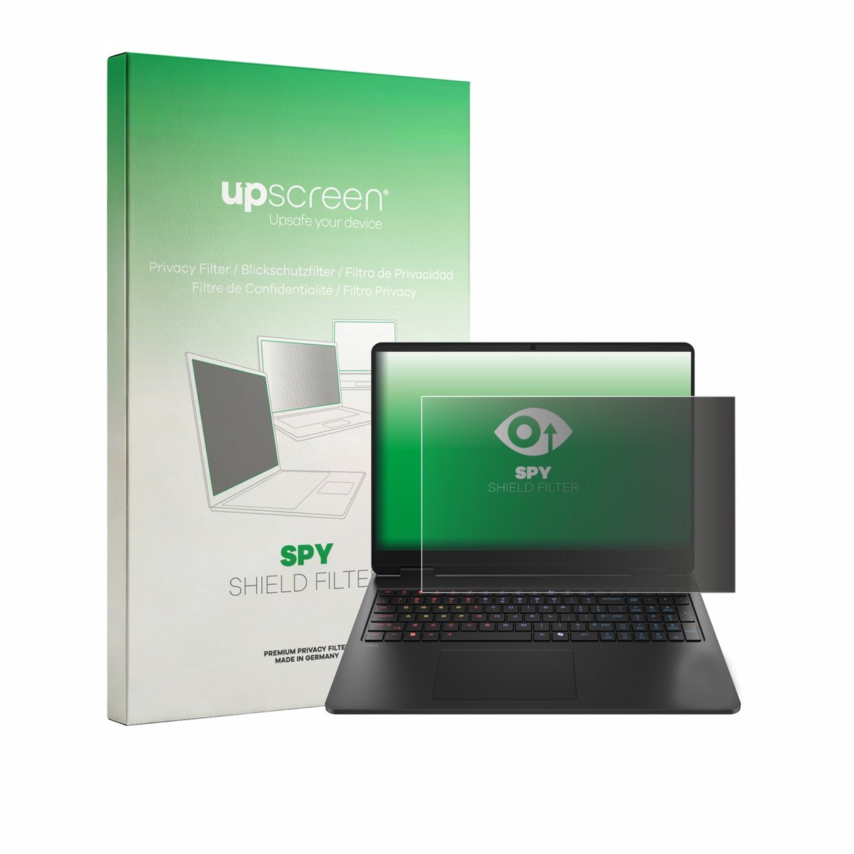 upscreen - privacyscherm voor HP HyperX Omen 16 - privacy filter screenfilter Blauwlichtfilter