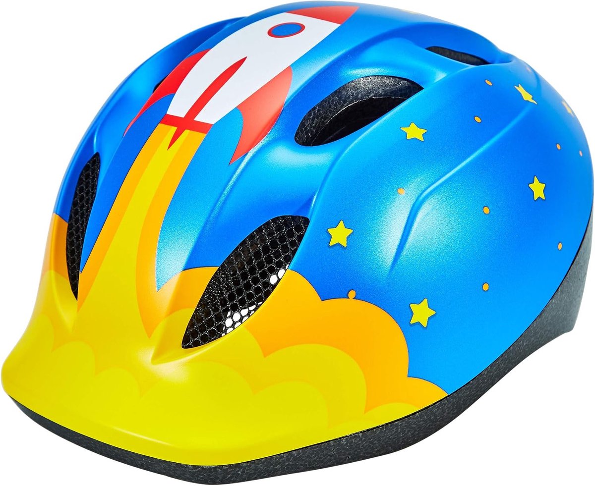 Fietskapsel Buddy Blauw Cohete S (46-53) - Hard materiaal - Unisex voor kinderen en volwassenen - Veilig en comfortabel - ShopVlot