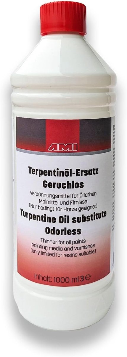 Terpentinevervanger geurloos - 1000ml - oplosmiddel - ideaal voor verfverdunning - ShopVlot
