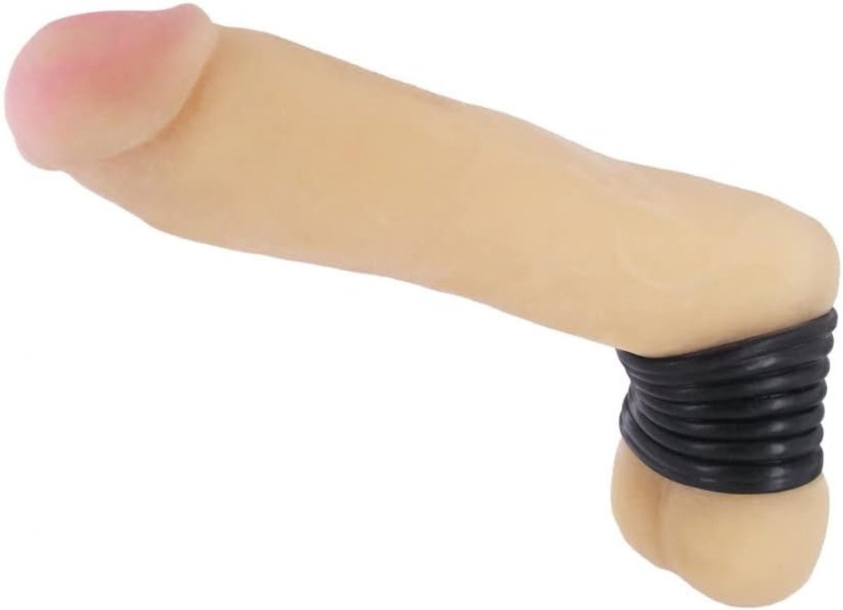 Spiraal Ball Stretcher - Zwart - Hoogwaardige materialen - Voor ultiem genot - ShopVlot