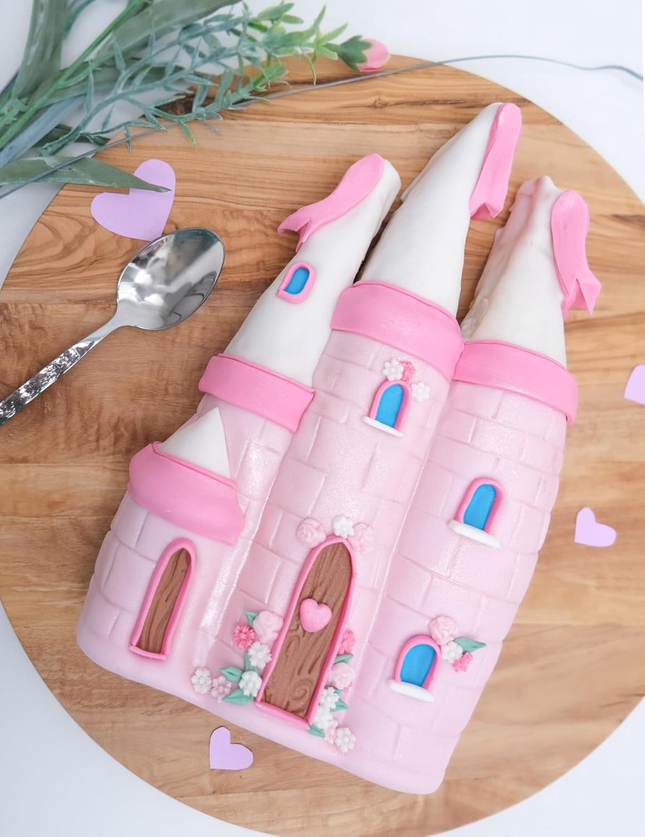 Cakevorm Prinsessenkasteel - 100% platinum silicone - BPA-vrij - Perfect voor verjaardagsfeestjes - ShopVlot