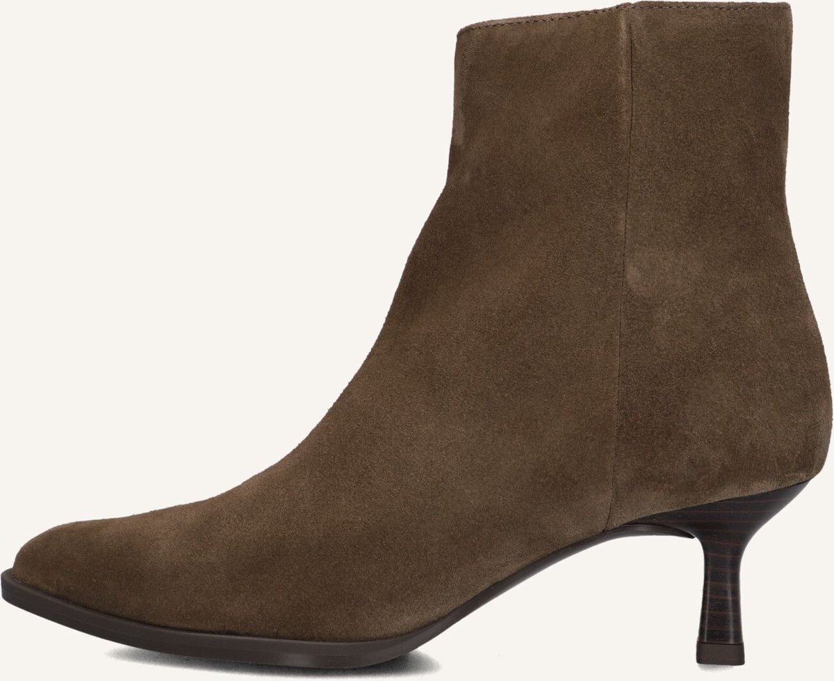 Unisa Lomas Enkellaarsjes - Enkelboots met rits - Dames - Bruin - Maat 37