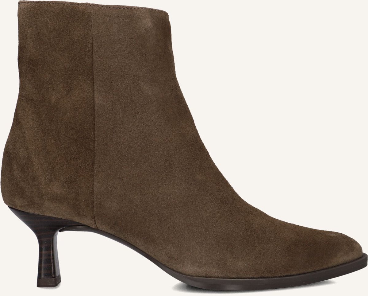 Unisa Lomas Enkellaarsjes - Enkelboots met rits - Dames - Bruin - Maat 38