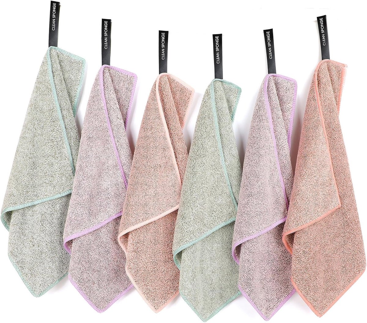 Herbruikbare microvezel handdoeken 30 x 30 cm - ultrazacht biologisch - voor gezicht en ogen - make-up verwijderen - ShopVlot