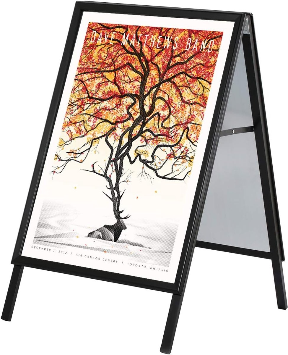 Display sales sidewalk sign A1 - waterdicht - zwart - ideaal voor buitenreclame - ShopVlot
