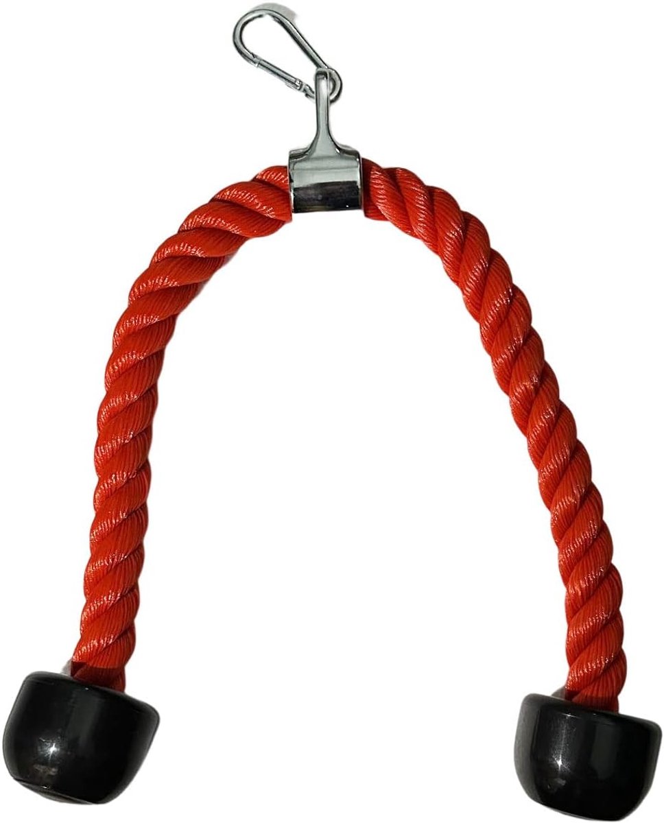 Triceps kabelbevestiging 61 cm - veelzijdig accessoire voor kabelmachines - microvezel grip - ShopVlot