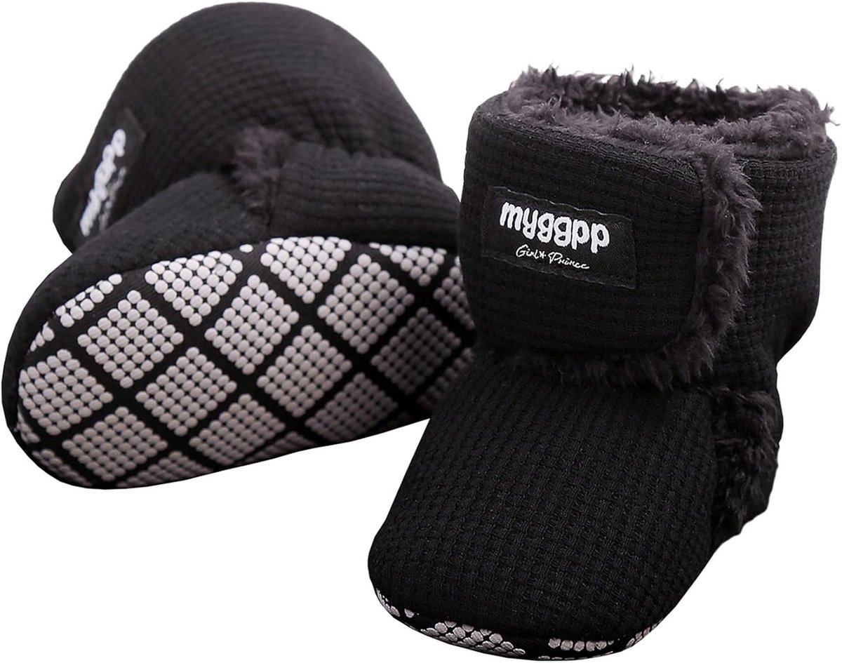 Winterboots voor baby - warme unisex baby schoenen - fleece - non-slip, zacht zool - ideaal voor kruipende kinderen - SnelShoppen