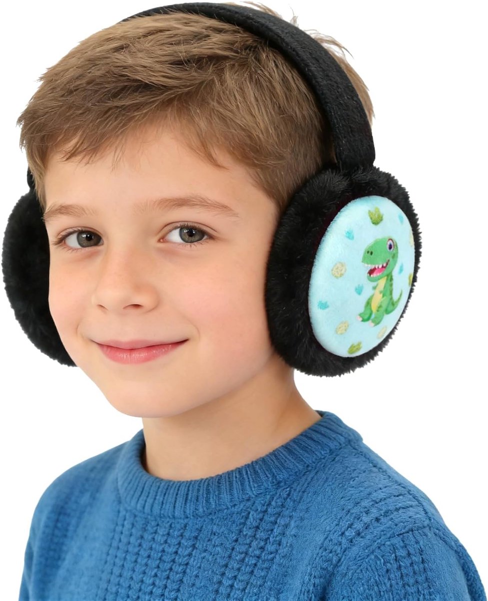 Oorkappen voor meisjes - verstelbaar - schattig patroon - houdt oren warm - SnelShoppen