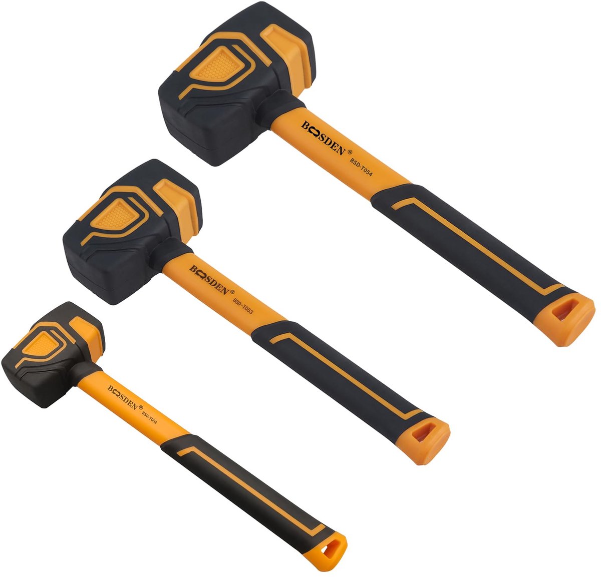 Rubber hamer set 3 stuk 10 oz - 567 g - veelzijdig - ideaal voor precisiewerk - ShopVlot