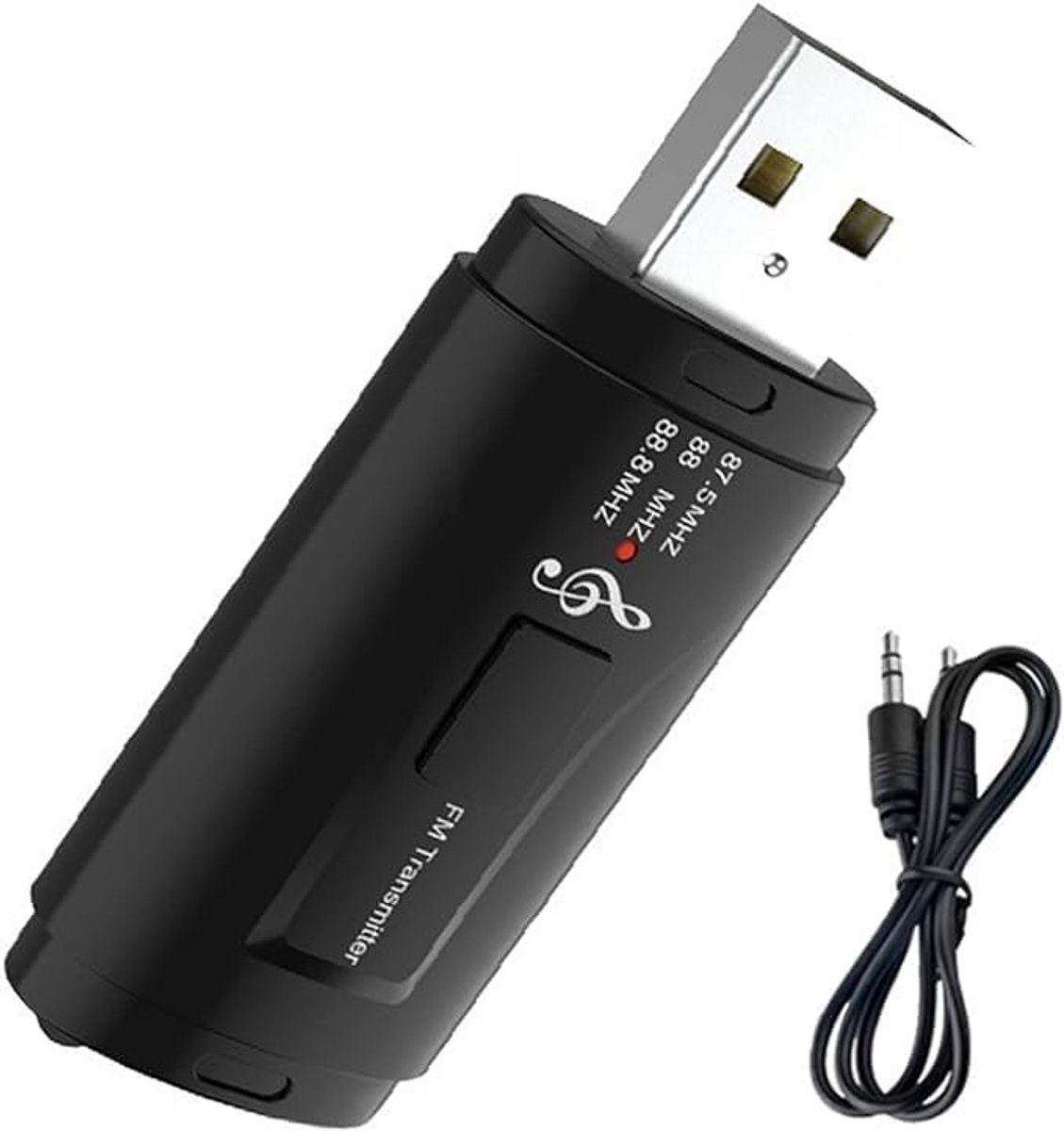 Bluetooth receiver adapter 5.0 - USB - plug and play - voor pc en auto - ShopVlot
