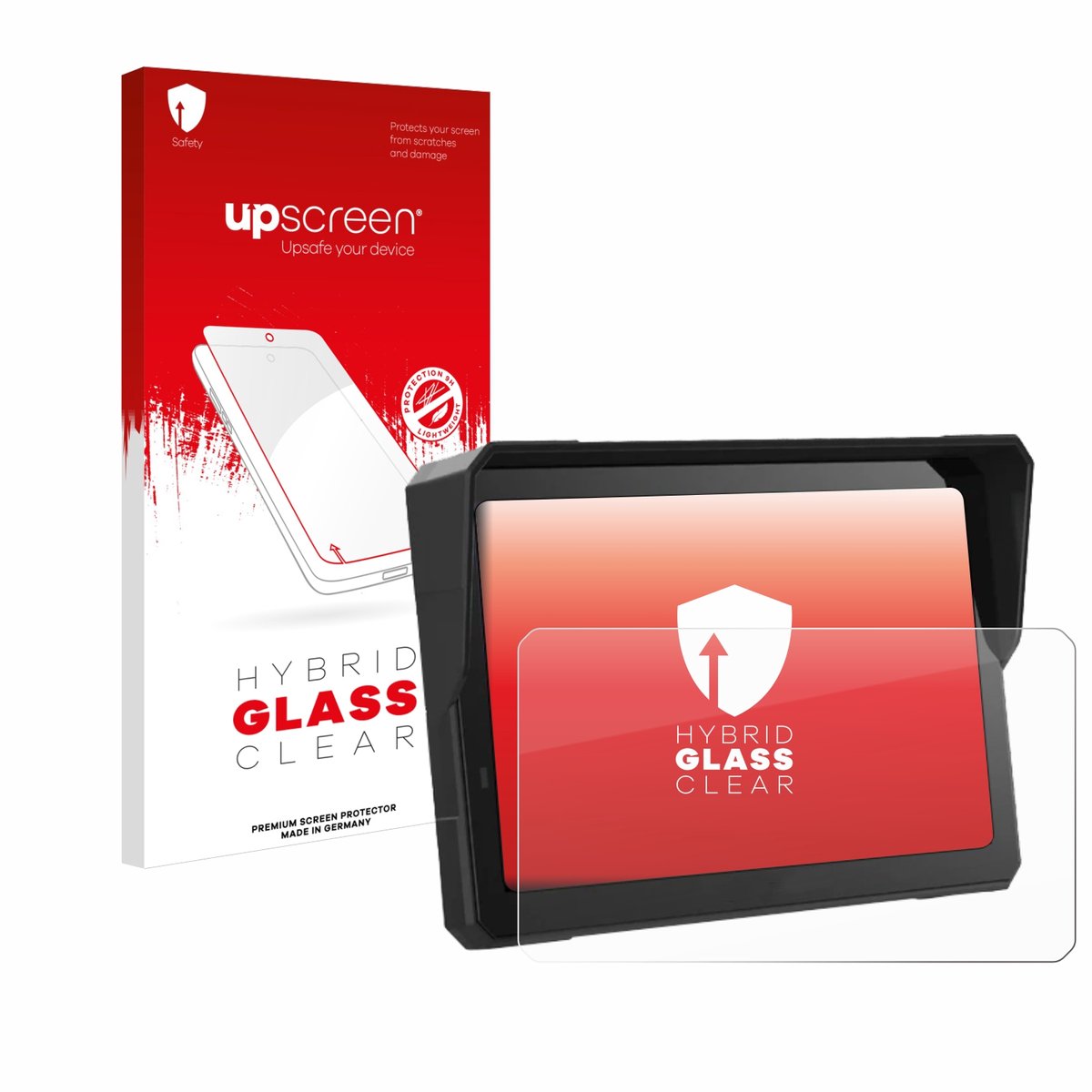 upscreen - Screenprotector voor Carpuride W702 Pro / W702B Pro 7" - Folie Beschermfolie Beschermglas transparant