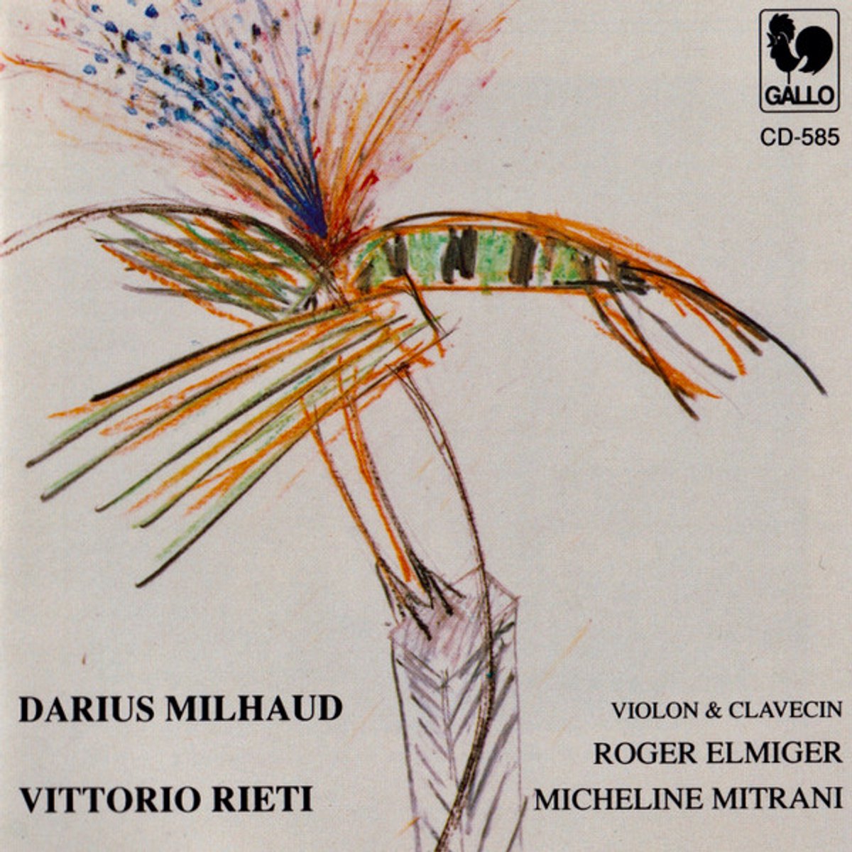 Micheline Mitrani Roger Elmiger - Sonates Pour Violon Et Clavecin