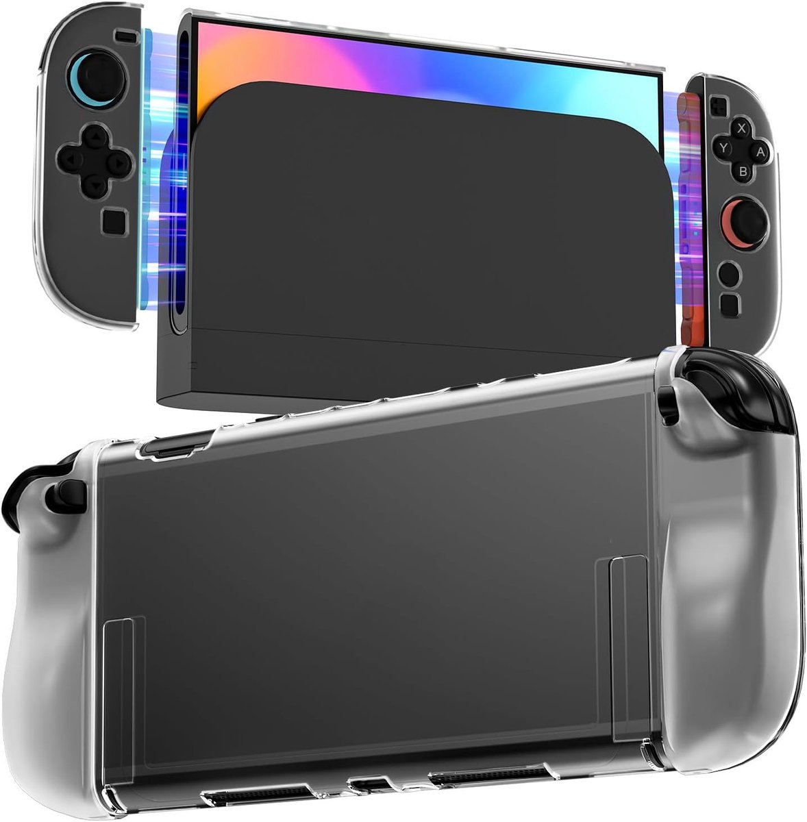 Plastic hoes voor Nintendo Switch 2 - schokbestendige beschermhoes - ergonomische grip - optimale bescherming - ShopVlot