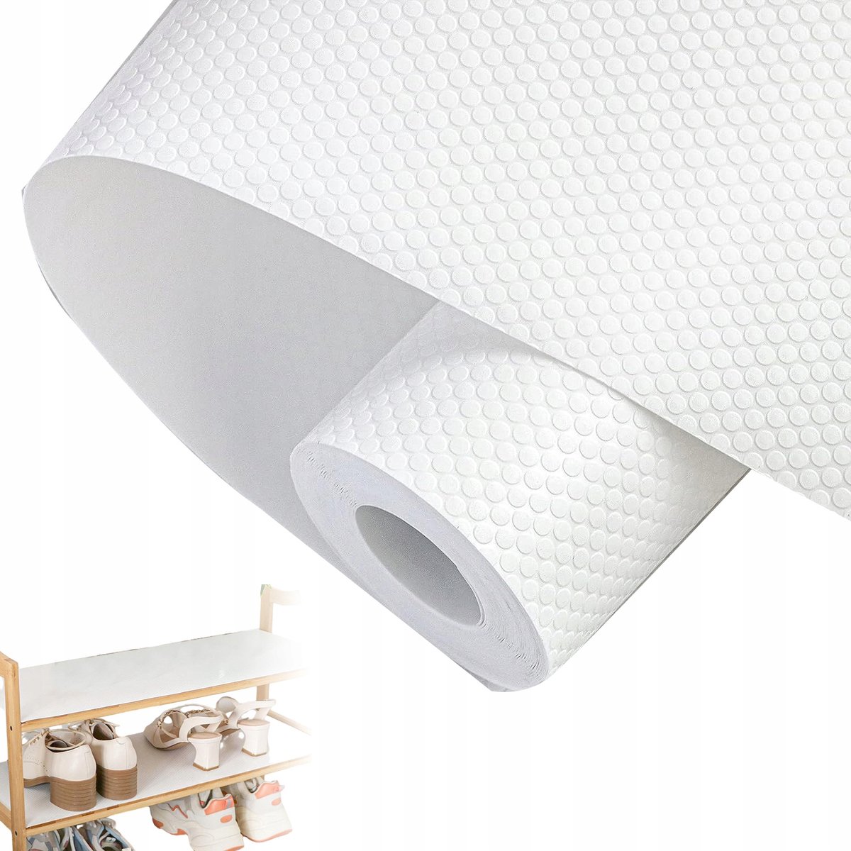 Antislip Lade Mat - Waterdicht & Snijdbaar - 60cm x 6m - Wit