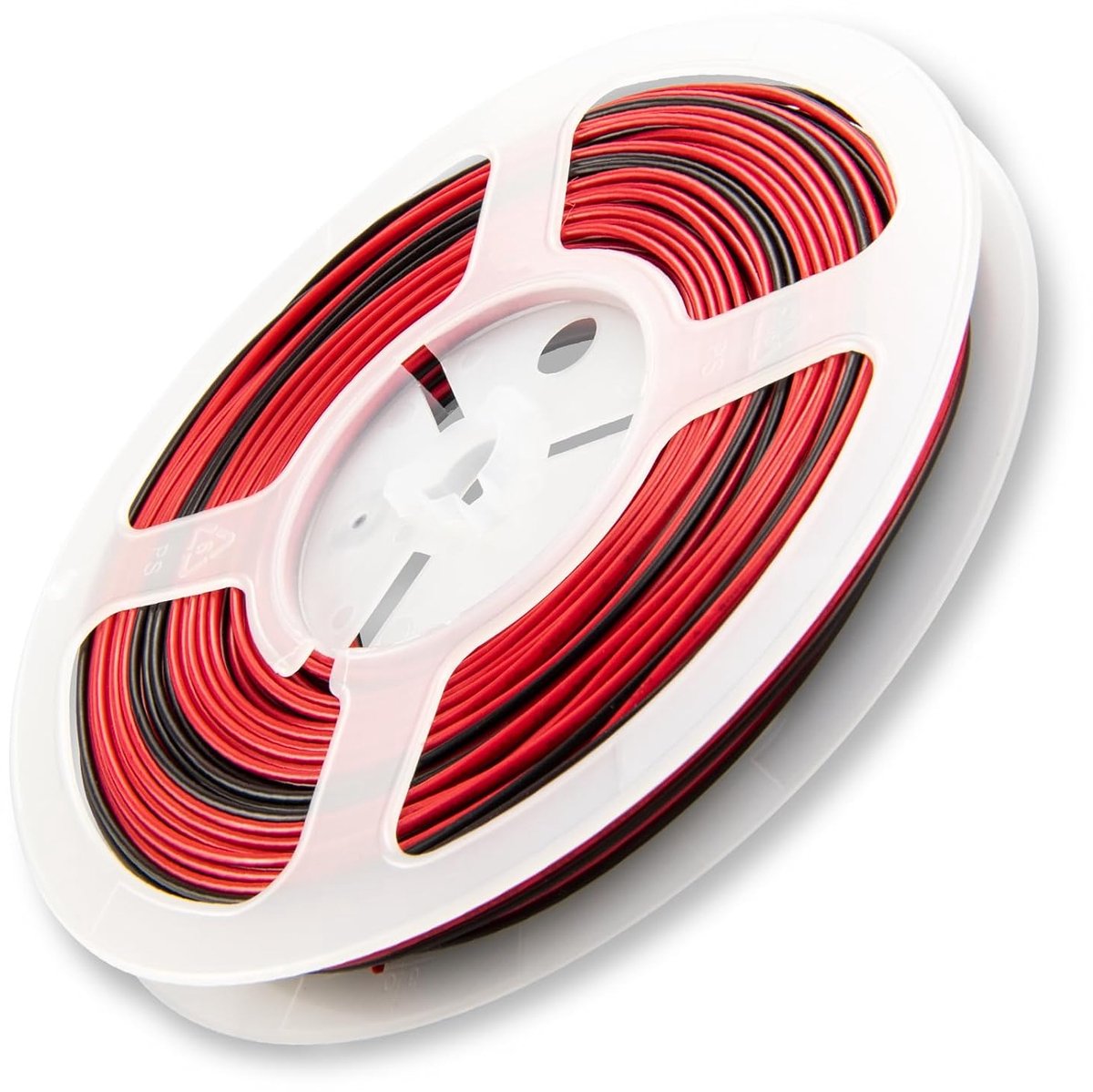 20 m draadkabel 2 x 0.3 mm² - rood/zwart - tinned koper - perfect voor LED strips - ShopVlot