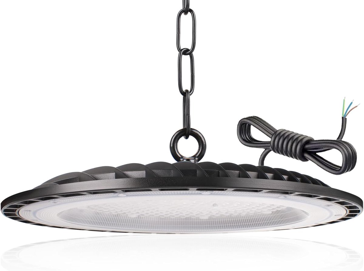 UFO LED High Bay Light 200W - 6000K Koud Wit - 20.000lm Helderheid - IP65 Waterdicht voor Werkplaatsen - ShopVlot
