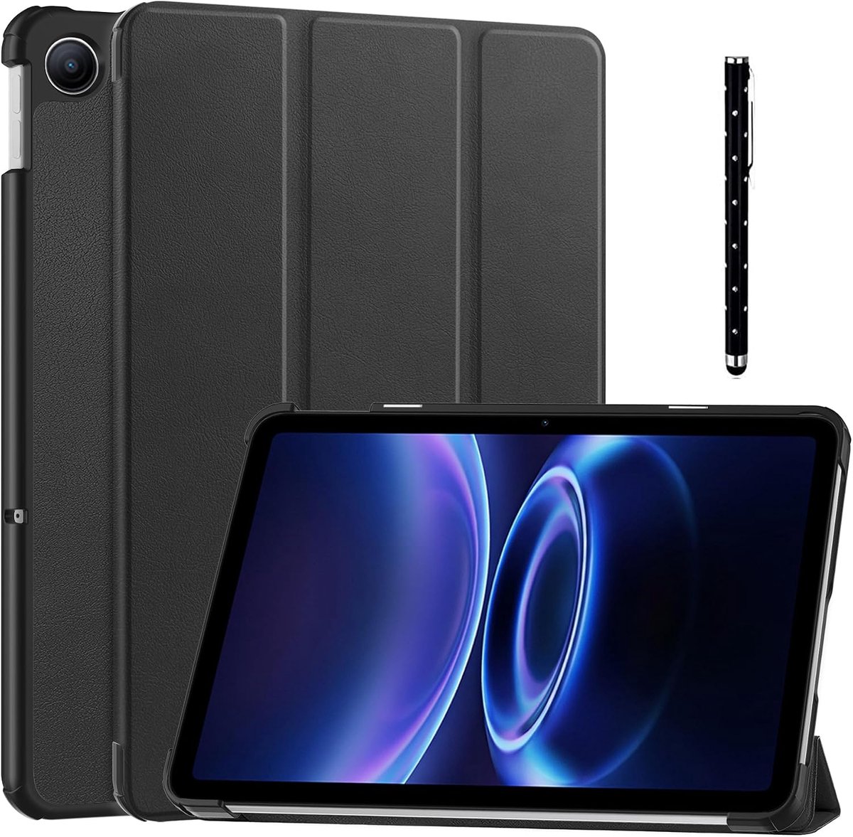 Tablethoes voor Xiaomi Redmi Pad 2 SE 9,7 inch - Opvouwbaar - Uitsparing voor camera - Comfortabel bekijken - ShopVlot