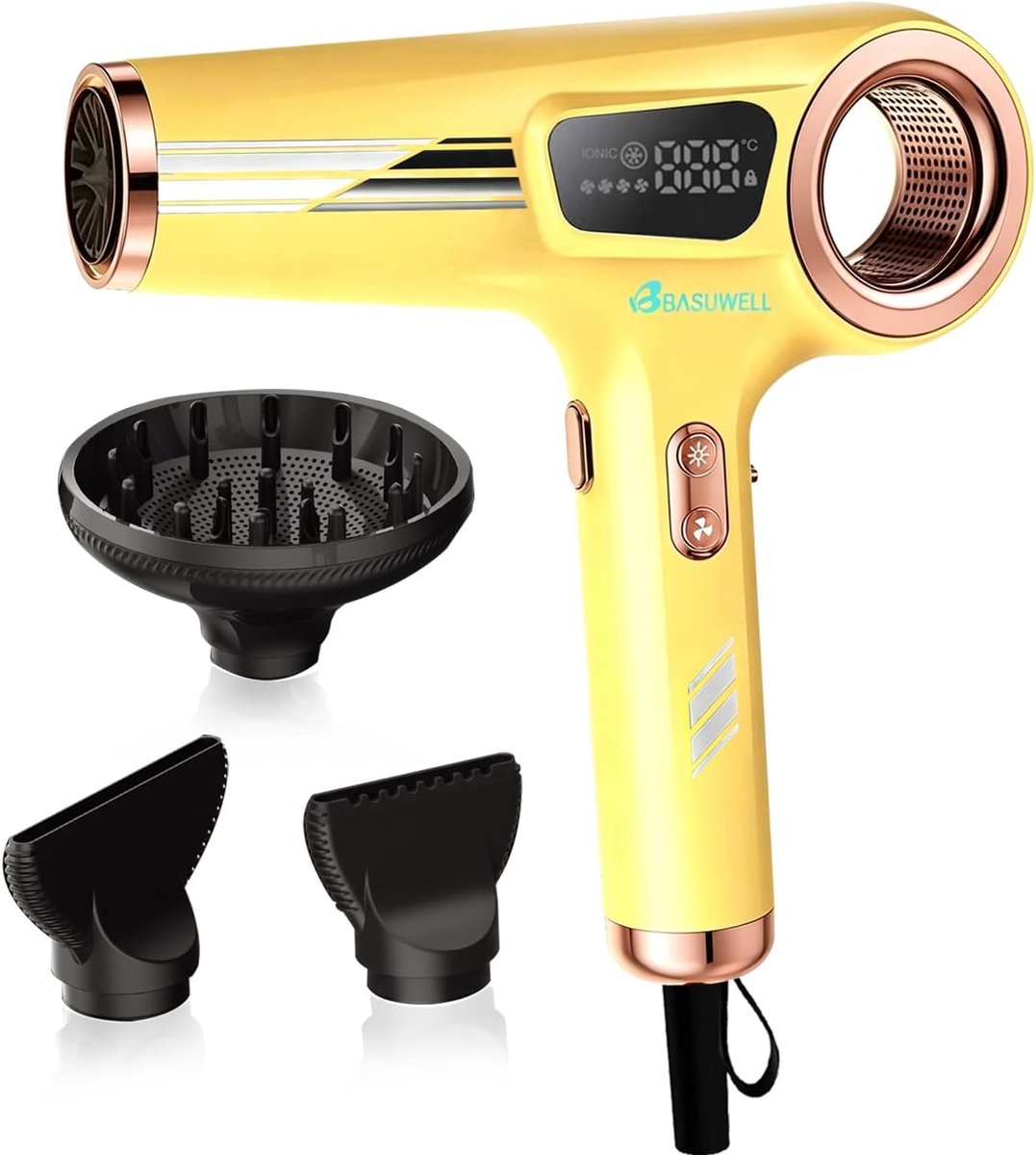 Ionen haardroger 110.000 tpm - borstelloze motor - sneldrogend - lichtgewicht en stil - ShopVlot