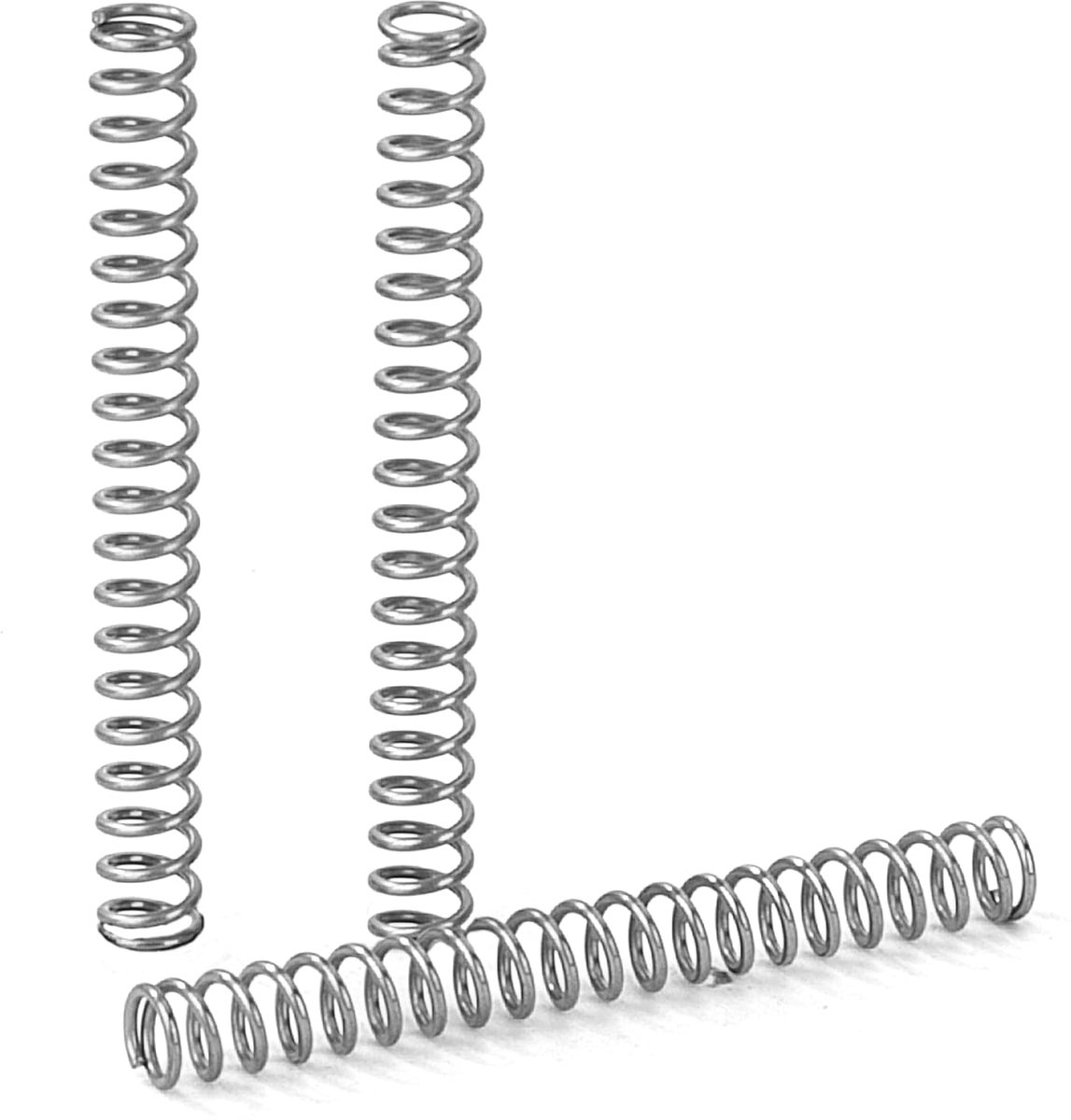 Compressieveren 35 mm - RVS 304 - 1,4 kg veerkracht - Geschikt voor diverse toepassingen - ShopVlot