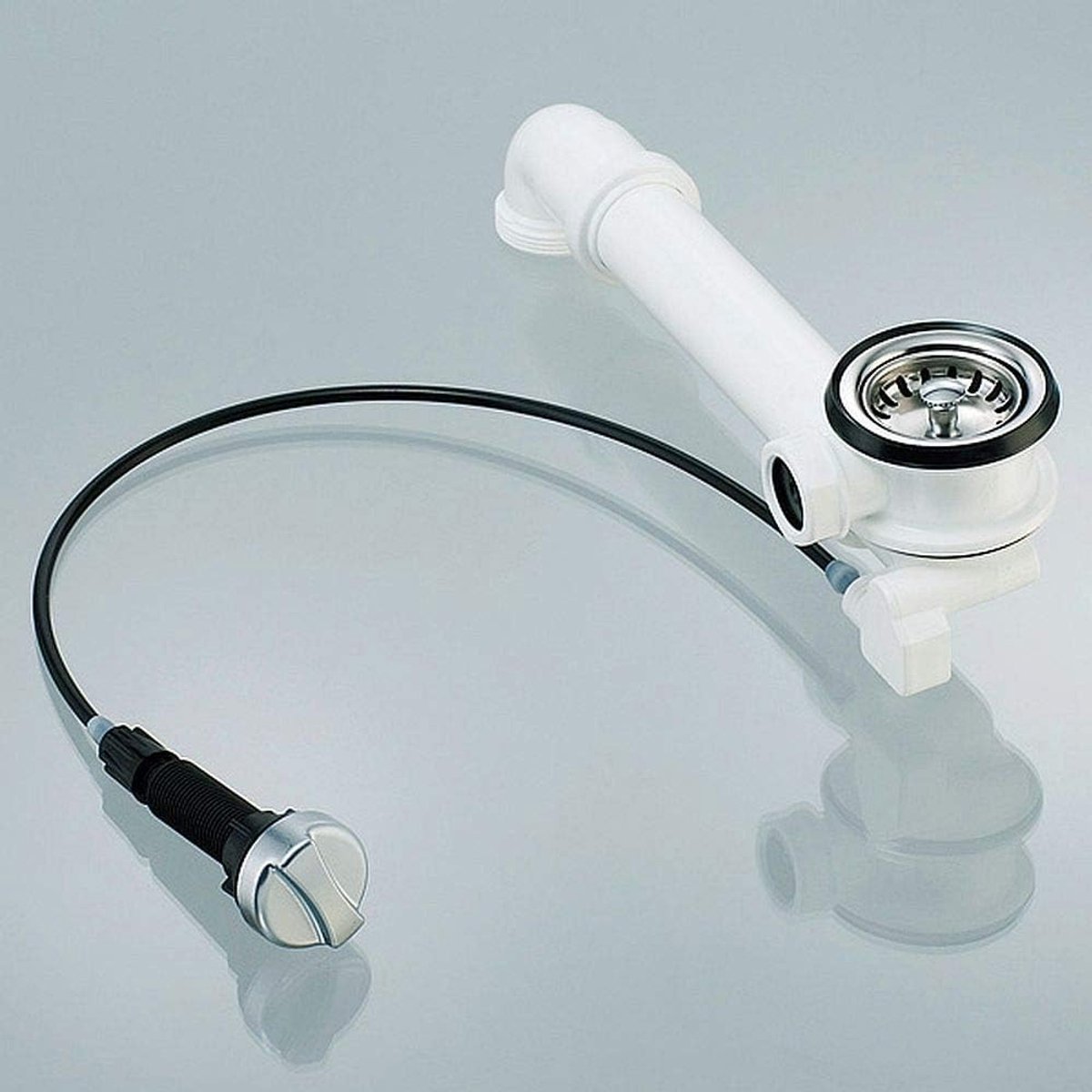 Afvoerafvoer - 1 1/2 inch - universele afvoerset - ruimtebesparend ontwerp - ShopVlot