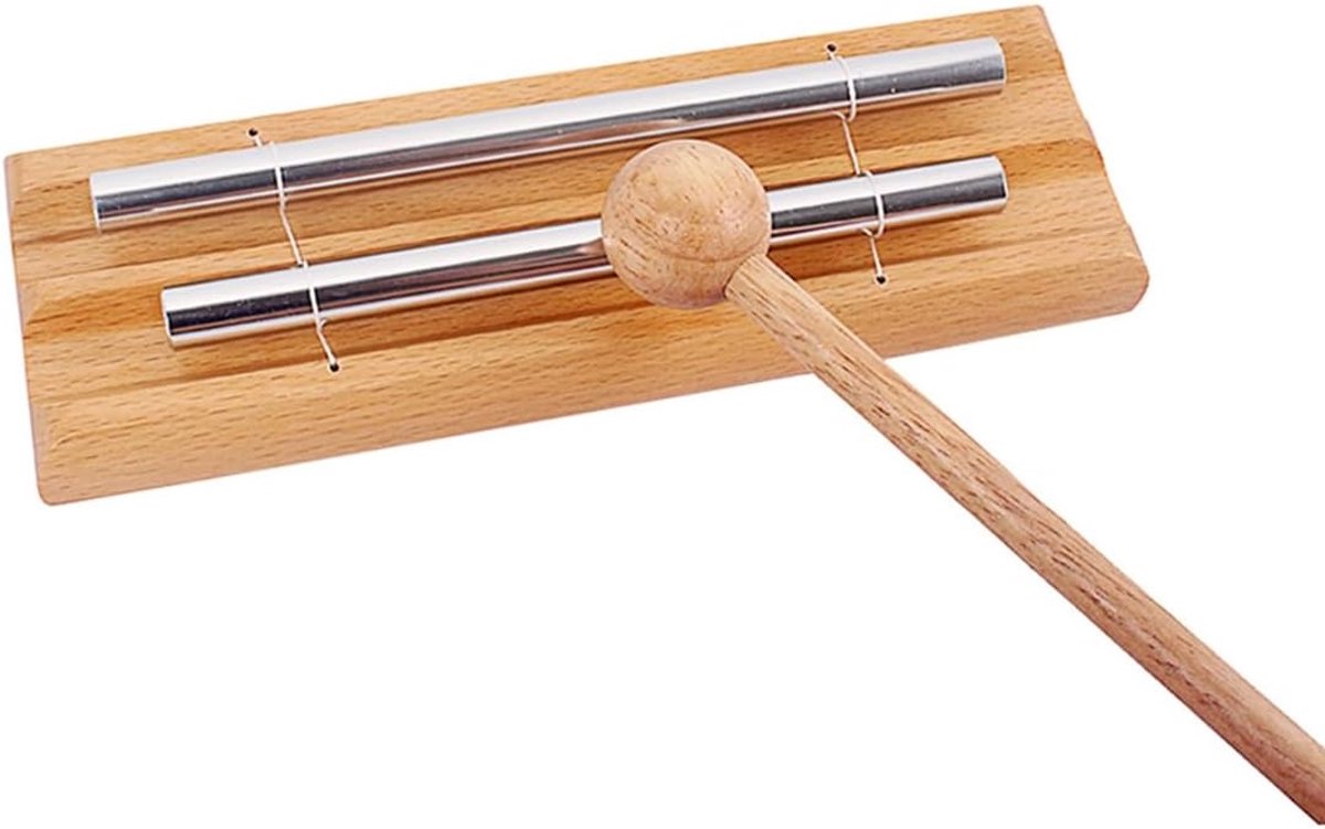 Handklokkenspel 2 foneem - hoogwaardig geluid - voor meditatie en yoga - ShopVlot