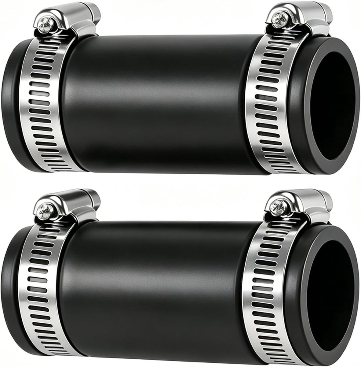 Flexibele slangaansluiting 32 mm - elastomeer rubber - slijtvast en scheurbestendig - ideaal voor ventilatiesystemen - ShopVlot