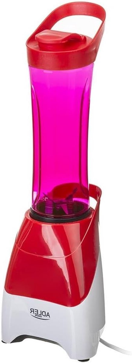 Persoonlijke Blender - Smoothie Maker - Drankjes Maken - Met 2 Bekers - 06 L - Rood