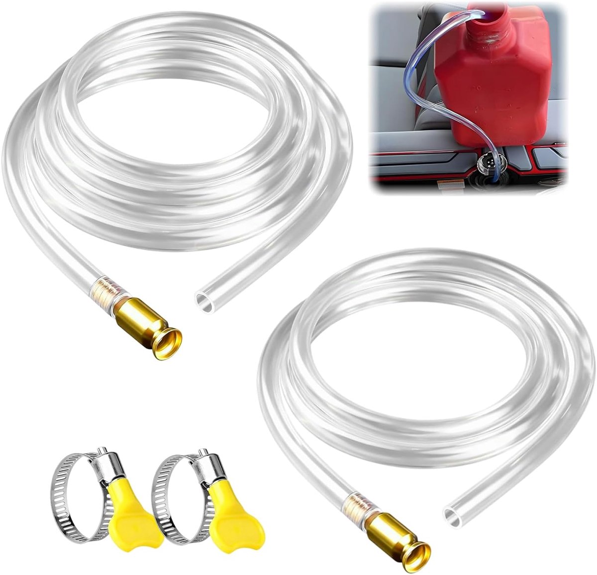 Shaker slangenset 2M & 3M - PVC antistatisch - veilige lepelpomp - ideaal voor brandstof en water - ShopVlot