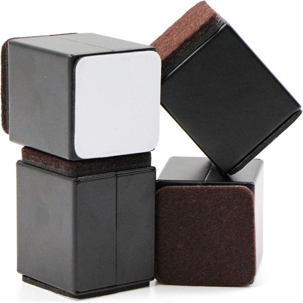 Meubelverhoger 2 inch - Carbon staal - Zelfklevend - Extra opbergruimte onder meubels - ShopVlot
