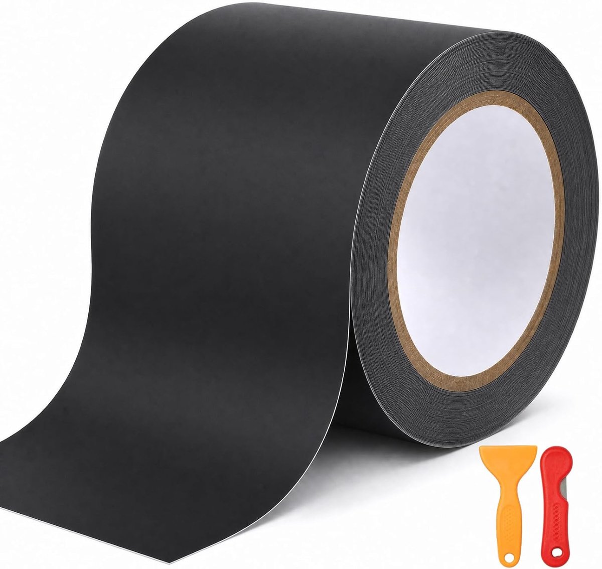 Car Film 5 cm x 9 m - Zelfklevende Lakbeschermfolie - Mat Zwart - Bescherming voor Deurdrempels - ShopVlot