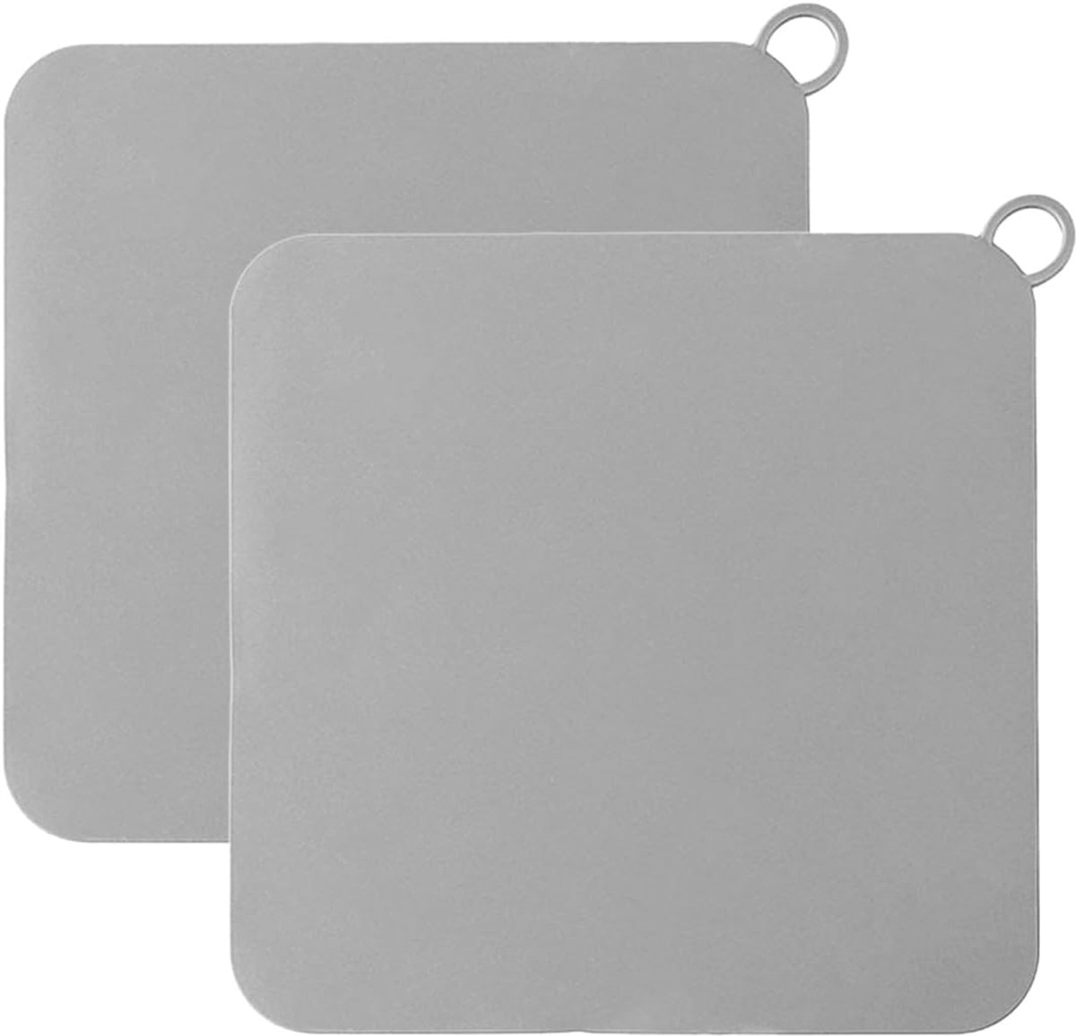 Anti-geur doucheafdekking 20 x 20 cm - grijs siliconen - voorkomt waterlekkage - ideaal voor badkamer en keuken - SnelShoppen