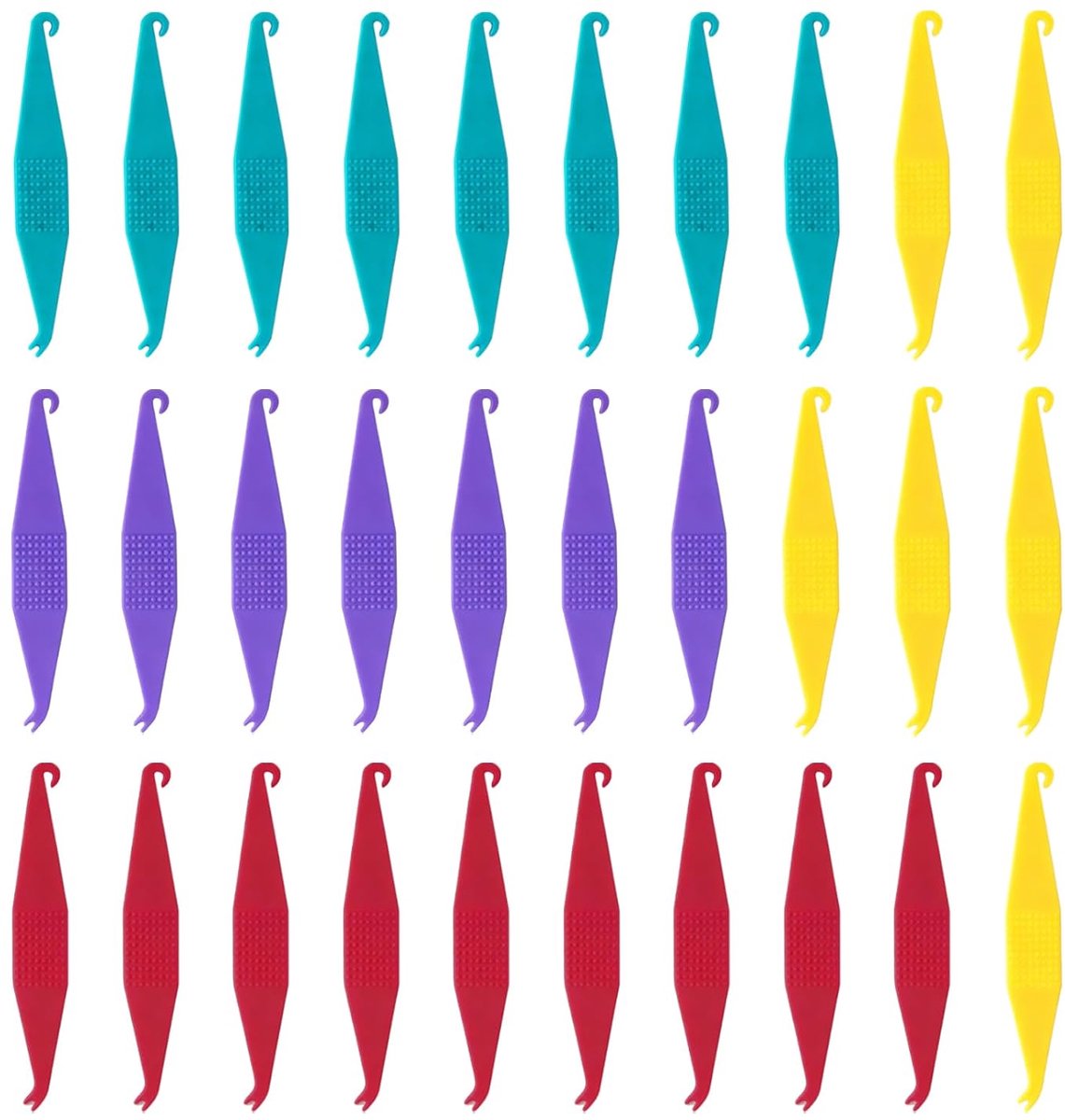 Elastic hooks voor orthodontische rubber bands - 30 stuks - handige dubbele haak - eenvoudig plaatsen en verwijderen - SnelShoppen