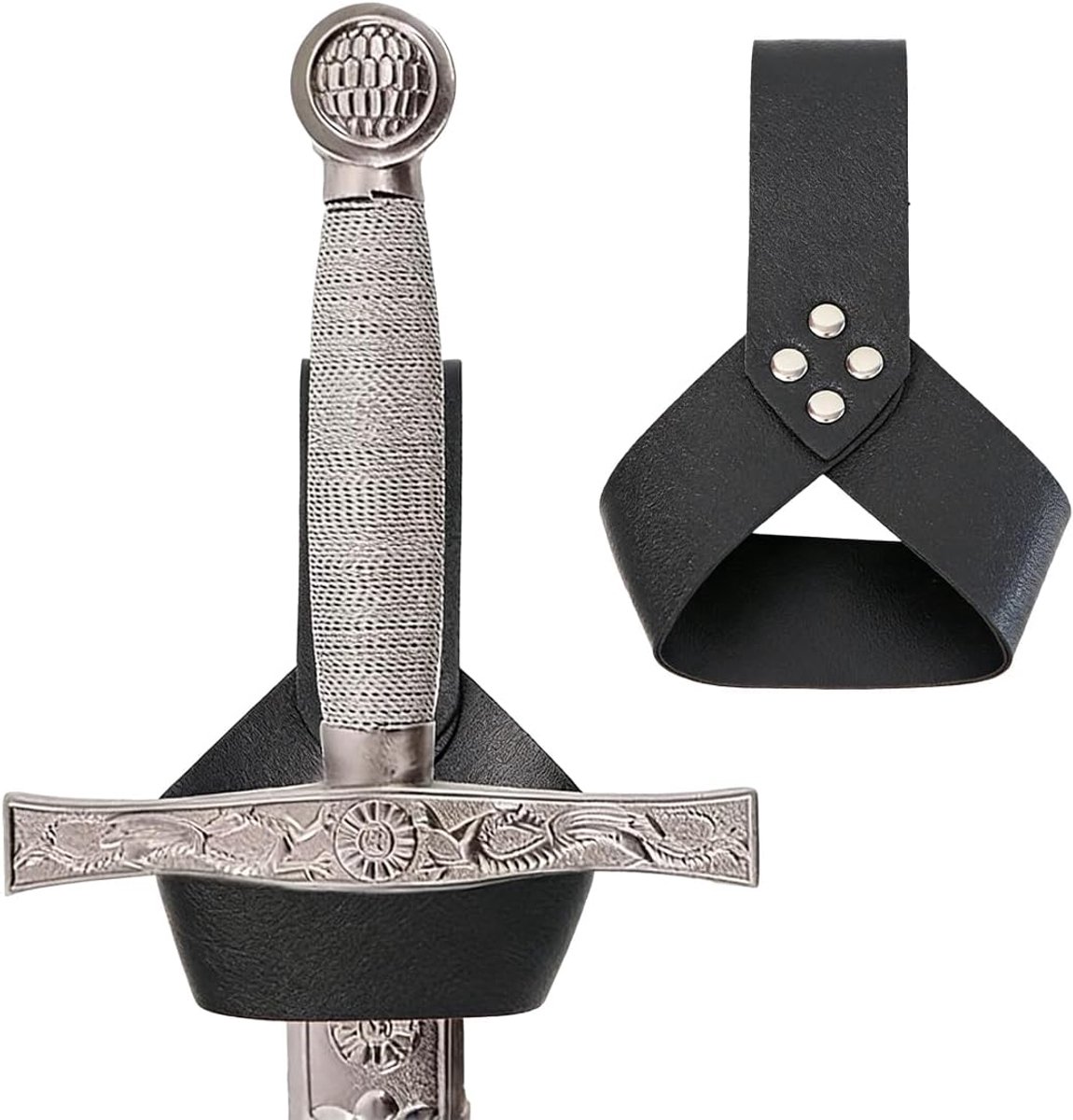 Belt Holder - brede zwaardband - PU leren bevestiging - perfect voor feesten - SnelShoppen