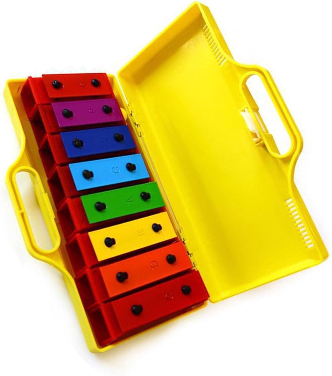 Klokkenspel Percussie Instrument - Xylofoon Muziekinstrument - Muziek Leren Spelen - 8 Kleurrijke Noten - 16 Kilogram - Gekleurd