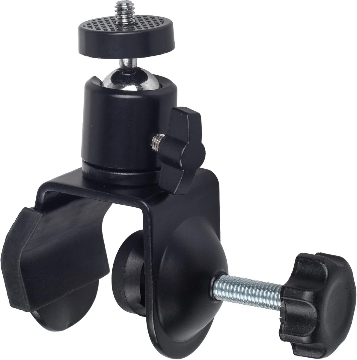 Tripod clamp met balhoofd en 1/4 inch aansluiting - tot 3 kg belastbaar - met schroefklem voor stabiele montage - SnelShoppen