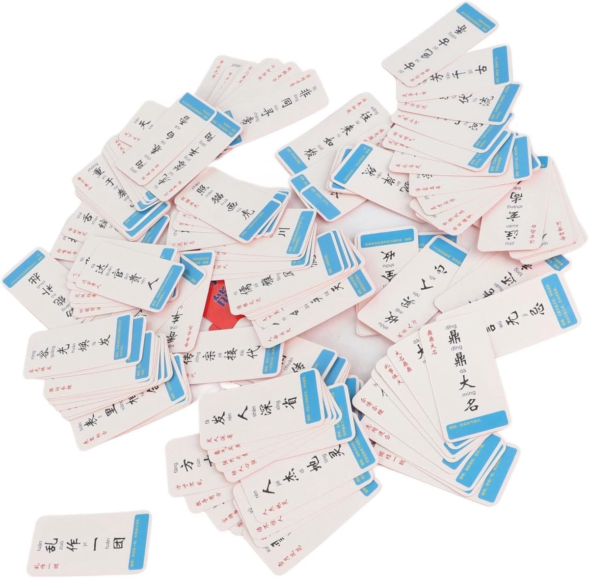 Flashcards voor Het Leren van Het Chinese Alfabet voor Chinese Pinyin Flashcards voor Kinderen van 4 Tot 8 Jaar