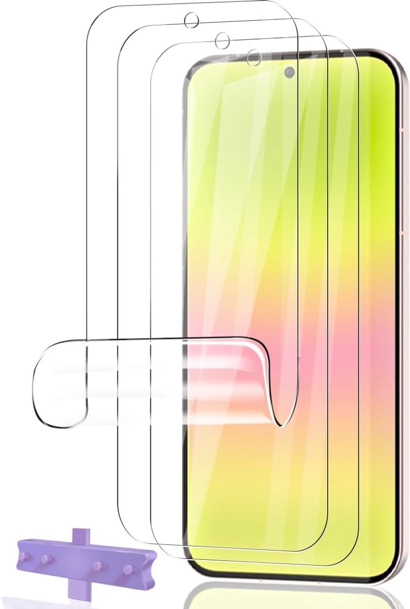 Displaybeschermfolie voor Huawei Pura 90 Pro, TPU-folie 3 stuks, eenvoudige installatie, luchtbelvrij, krasbestendig, transparant, zacht, bescherming voor Huawei Pura 90 Pro gehard glas