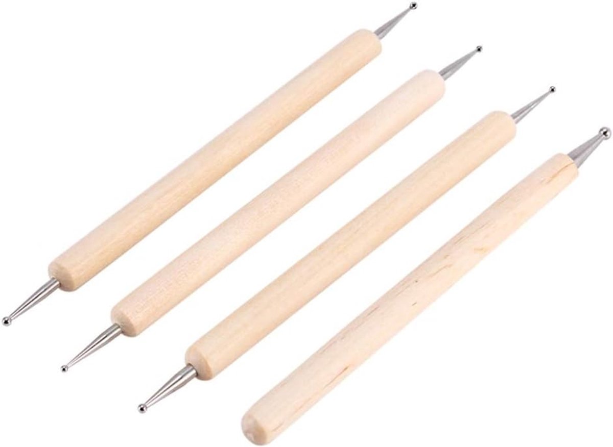 Clay Ball Stylus, 5.1 Inch Polymeer Embossing Clay Carving Tool voor Hand Sculptuur Craft Tool Aardewerk