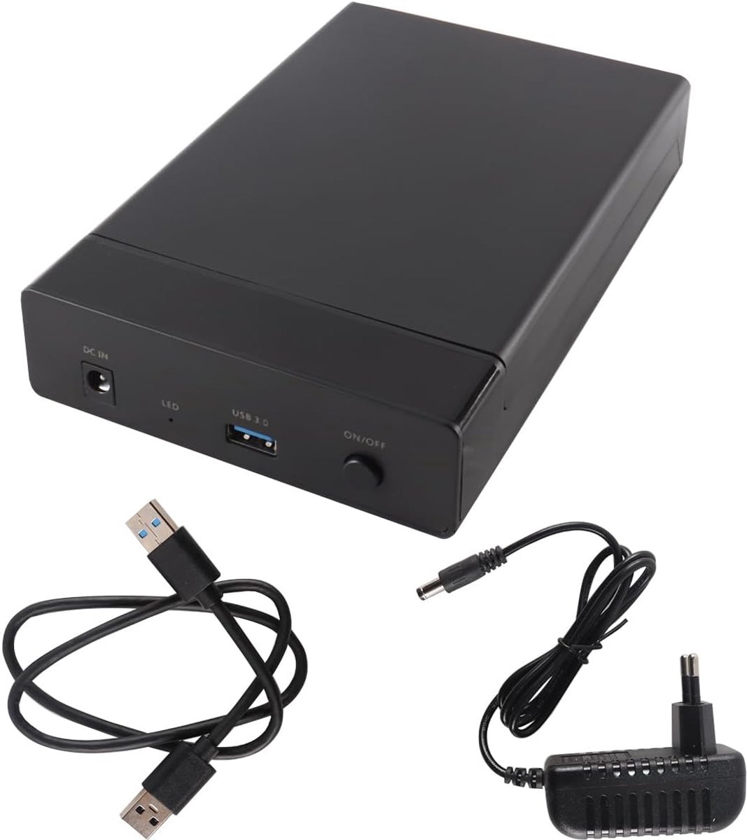 USB 3.0 HDD-behuizing is compatibel met 6 Gbps en UASP-versnelling, 16 TB voor Windows 8 en hoger.