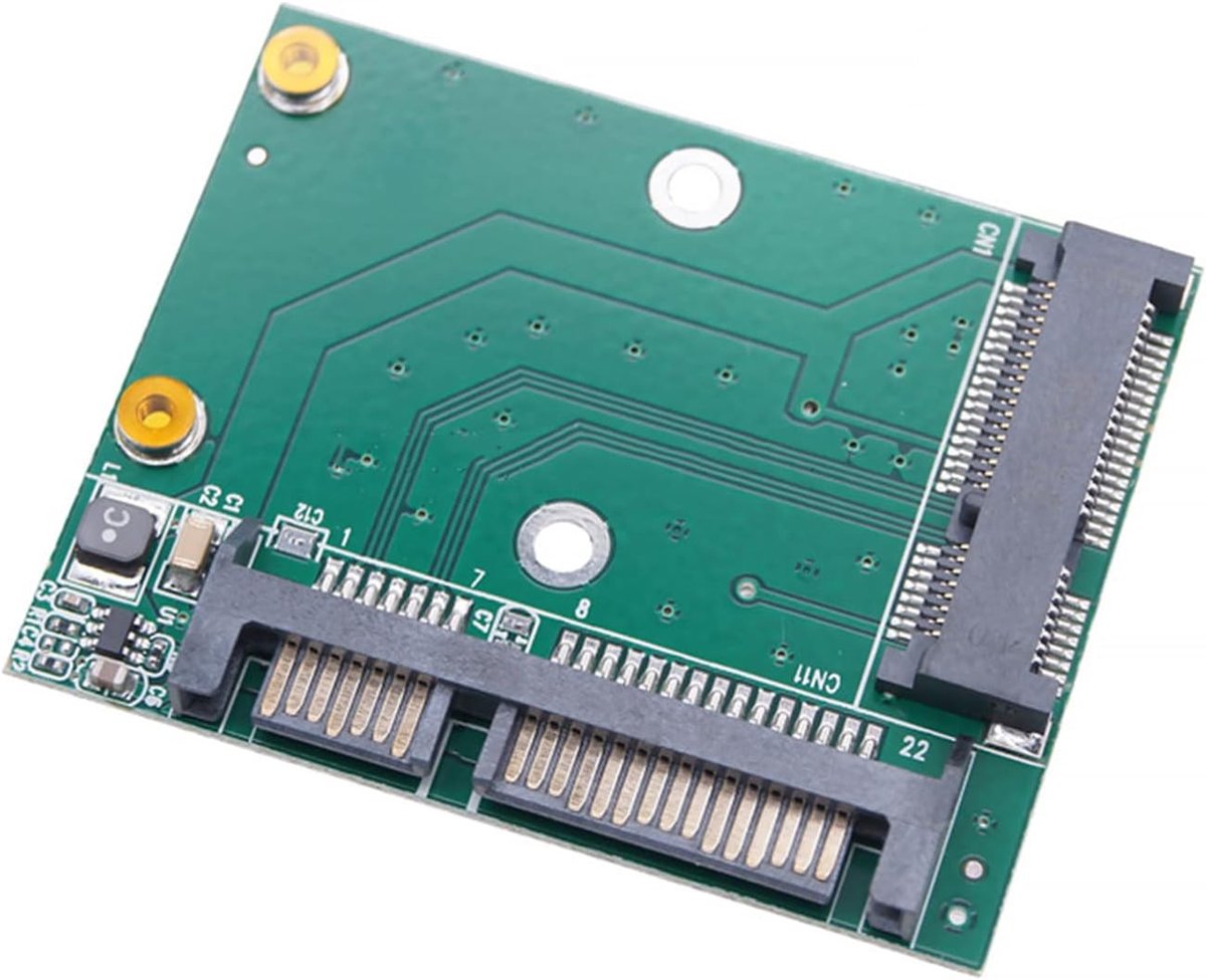 to SATA Converter MSATA to SATA3 SSD Adapter 3.5A Support for High Power SSD Cards