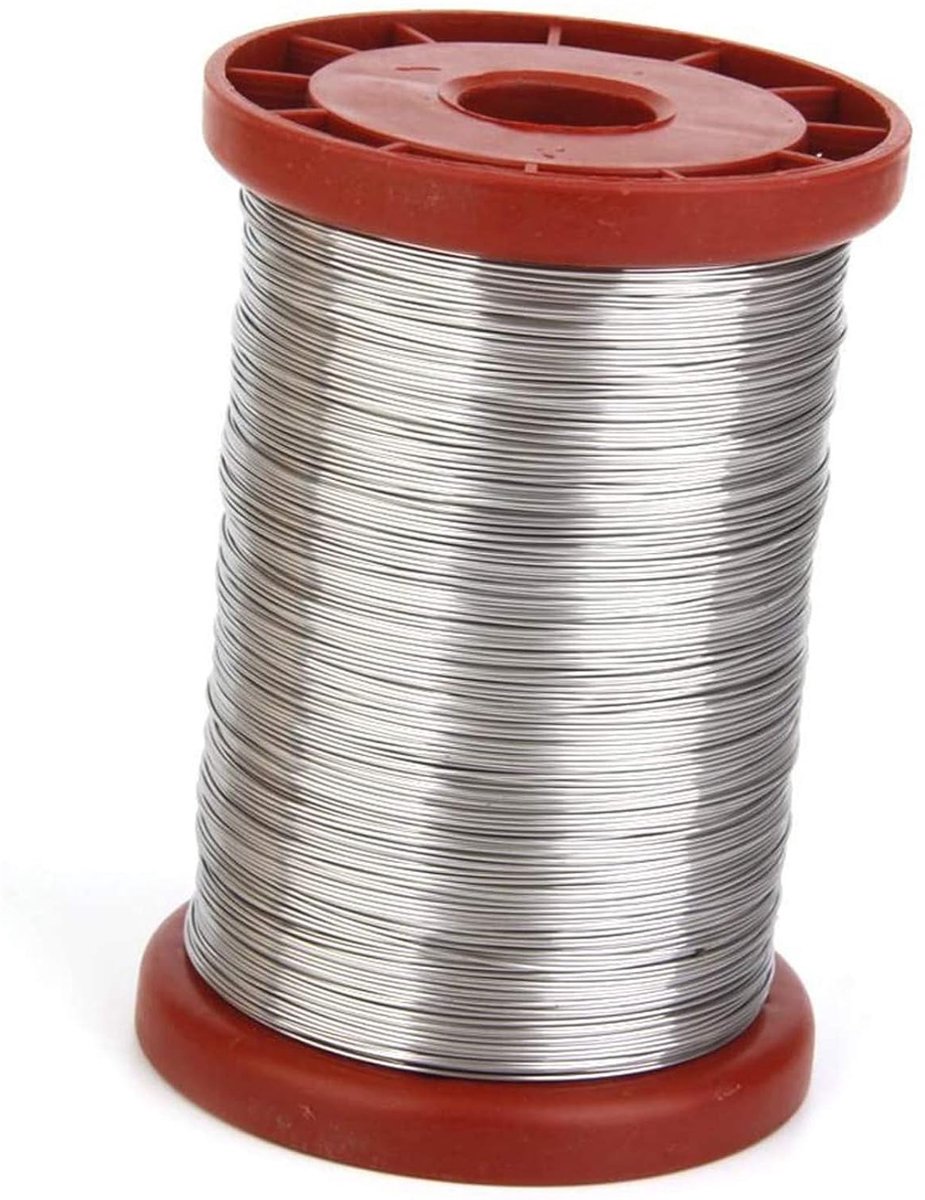 Roestvrij staaldraad voor Bijenteelt Bijenkorf Frames Foundation Tool, Bijenteelt Materiaal Draad 0.5mm 500G