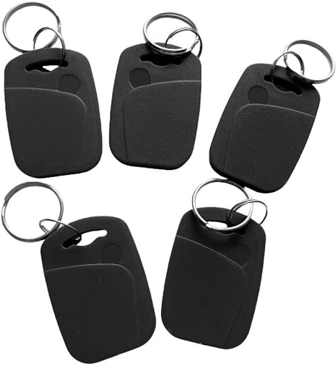 10 stuks Dual Frequency RFID-composietkaarten, 13,56 Mhz 1K UID en T5577 125 kHz ID-sleuteltag, leesbaar, beschrijfbaar, herschrijfbaar voor kopiëren, klonen en back-up (zwart)