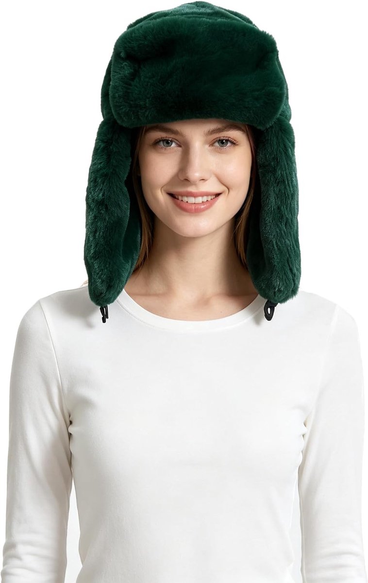 & Lily Winter Trapper Hoeden met Oorkleppen voor Mannen Vrouwen Zacht Warm Pluche