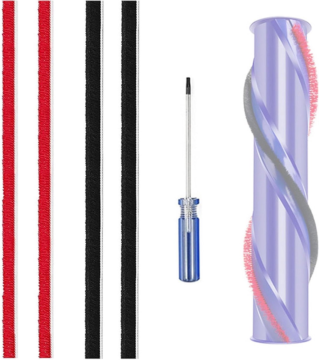 Reserveonderdelen voor Dyson Original V7, V8, V10, V11, stofzuiger, directe aandrijving, rolborstellijst met schroevendraaier