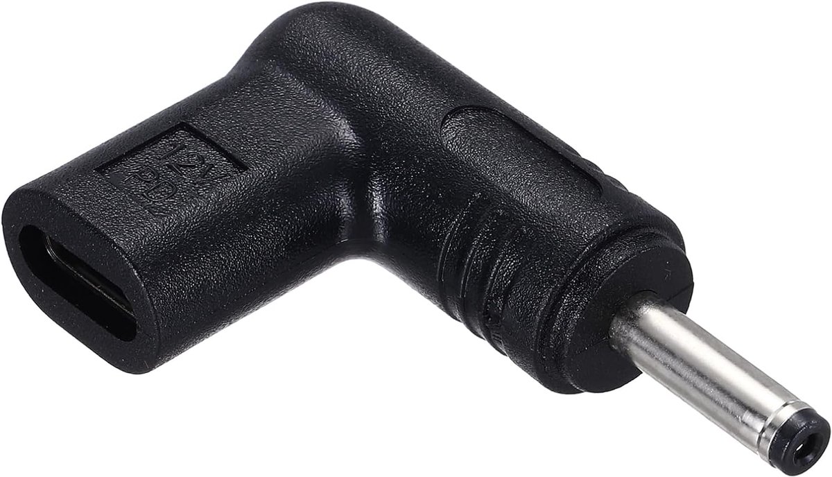 USB 3.1 Type-C vrouwelijke naar DC Male Adapter 12V Type C naar DC35135 3,5 x 1,35 mm Hoekadapter voor PD Power Bank PD Bron Notebook Laptop Tablet