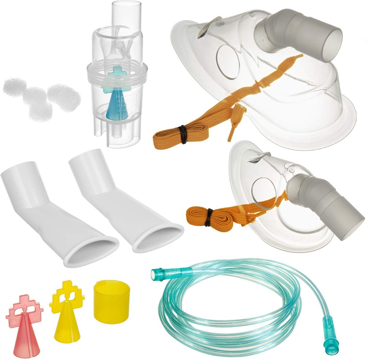 Inhalatie Kit Masker Vernevelaar Kabel Filter Neus Tips