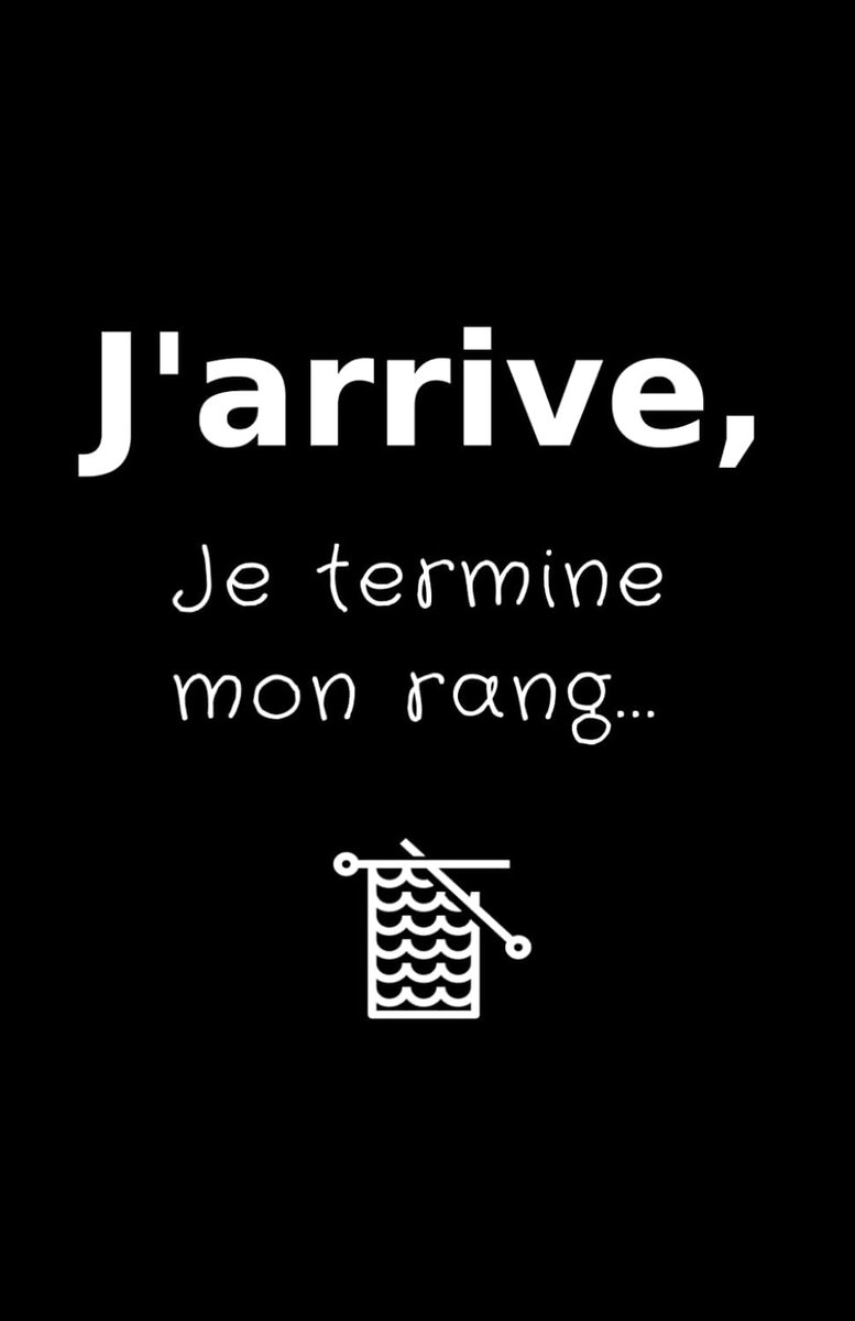 Je termine mon rang...: Carnet de notes pour tricot addict, cahier de 100 pages lignées pour noter les créations Do It Yourself